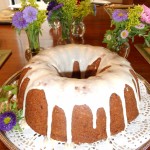 Fresh Apple Cake with Cider Glaze