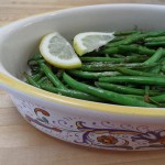 Roasted Green Beans with Parmesan