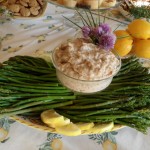 Asparagus with Walnut-Ginger Aioli