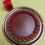 Chocolate Truffle Tart with Chocolate Hazelnut Crust and Raspberry Coulis