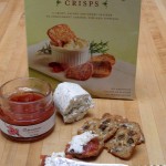 Raisin Rosemary Crisps with Quince Jam and Goat Cheese