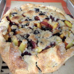 Nectarine and Blueberry Galette