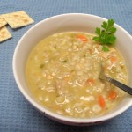 Creamy Chicken and Barley Soup