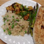 Tandoori Chicken with Indian Rice Pilaf