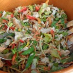 Chinese Chicken Salad with Peanut Vinaigrette