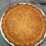 Quiche with Pancetta, Onions, Red Pepper and Thyme