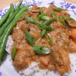 Slow Cooker Indian Beef Stew with Coconut and Sweet Potatoes