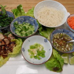Vietnamese Chicken and Lettuce Wraps