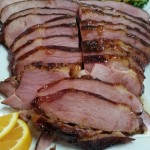 Easter Dinner with Ham and a Mango Chutney Orange Glaze