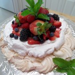 Pavlova with Mixed Summer Berries