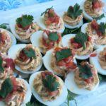 Deviled Eggs with Pico de Gallo