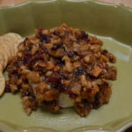 Baked Camembert with Dried Figs, Cranberries and Walnuts