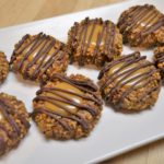Chocolate Hazelnut Thumbprint Cookies with Caramel