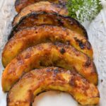 Roasted Acorn Squash with Miso Glaze